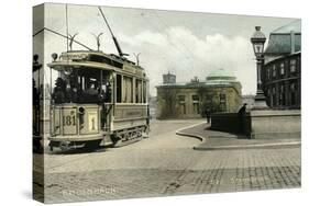 Early Copenhagen Street Scene-null-Stretched Canvas