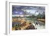 Early Cretaceous Life, Artwork-Richard Bizley-Framed Premium Photographic Print