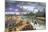 Early Cretaceous Life, Artwork-Richard Bizley-Mounted Premium Photographic Print