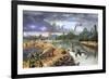 Early Cretaceous Life, Artwork-Richard Bizley-Framed Photographic Print