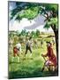 Early Cricket Match-Peter Jackson-Mounted Giclee Print