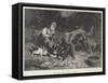 Early Dinner-Carl Reichert-Framed Stretched Canvas