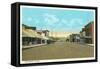 Early Downtown Anchorage, Alaska-null-Framed Stretched Canvas