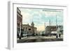 Early Downtown Billings-null-Framed Art Print