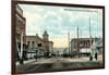 Early Downtown Billings-null-Framed Art Print