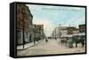 Early Downtown Council Bluffs, Iowa-null-Framed Stretched Canvas