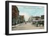 Early Downtown Council Bluffs, Iowa-null-Framed Art Print