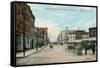 Early Downtown Council Bluffs, Iowa-null-Framed Stretched Canvas