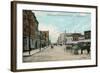 Early Downtown Council Bluffs, Iowa-null-Framed Art Print