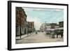 Early Downtown Council Bluffs, Iowa-null-Framed Art Print