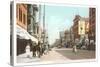 Early Downtown Street Scene, San Diego, California-null-Stretched Canvas