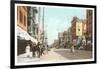 Early Downtown Street Scene, San Diego, California-null-Framed Art Print