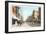 Early Downtown Street Scene, San Diego, California-null-Framed Art Print