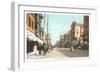 Early Downtown Street Scene, San Diego, California-null-Framed Art Print