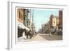 Early Downtown Street Scene, San Diego, California-null-Framed Art Print