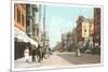 Early Downtown Street Scene, San Diego, California-null-Mounted Premium Giclee Print