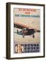 Early Dutch Airlines Travel Poster-null-Framed Art Print