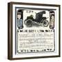 Early Electric Car Advertisement for the Babcock Electric Victoria Phaeton, c.1907-null-Framed Giclee Print