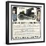 Early Electric Car Advertisement for the Babcock Electric Victoria Phaeton, c.1907-null-Framed Giclee Print