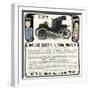 Early Electric Car Advertisement for the Babcock Electric Victoria Phaeton, c.1907-null-Framed Giclee Print