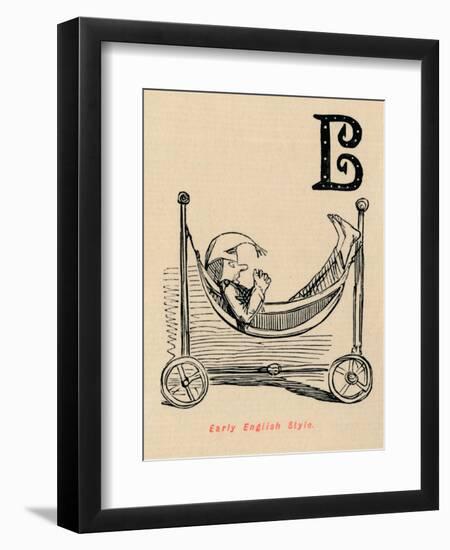 'Early English Style', c1860, (c1860)-John Leech-Framed Giclee Print