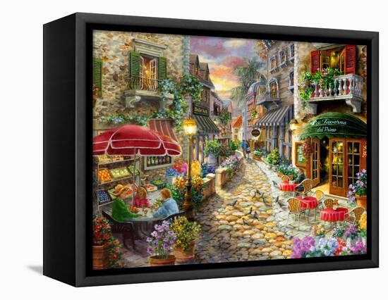 Early Evening in Avola-Nicky Boehme-Framed Stretched Canvas