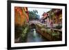 Early Evening Street Scene in the Old Town-Simon Montgomery-Framed Photographic Print