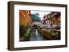 Early Evening Street Scene in the Old Town-Simon Montgomery-Framed Photographic Print