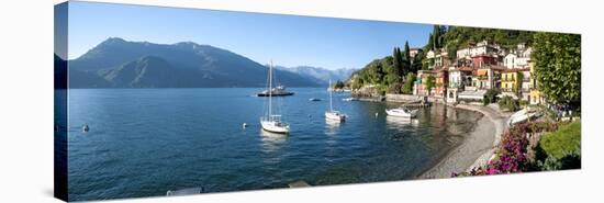Early Evening View of Waterfront at Varenna, Lake Como, Lombardy, Italy-null-Stretched Canvas