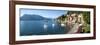 Early Evening View of Waterfront at Varenna, Lake Como, Lombardy, Italy-null-Framed Photographic Print