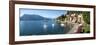 Early Evening View of Waterfront at Varenna, Lake Como, Lombardy, Italy-null-Framed Photographic Print