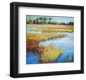 Early Fall Marsh-null-Framed Art Print