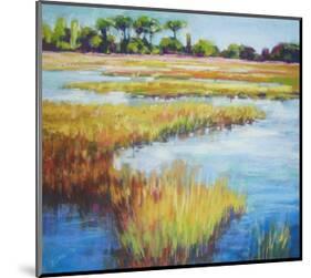 Early Fall Marsh-null-Mounted Art Print