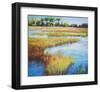 Early Fall Marsh-null-Framed Art Print