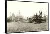 Early Farm Equipment-null-Framed Stretched Canvas