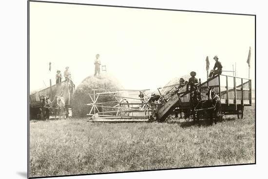 Early Farm Equipment-null-Mounted Art Print