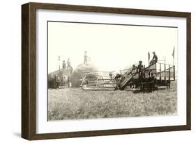 Early Farm Equipment-null-Framed Art Print