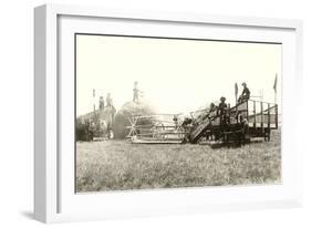 Early Farm Equipment-null-Framed Art Print