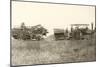 Early Farm Equipment-null-Mounted Art Print