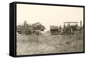 Early Farm Equipment-null-Framed Stretched Canvas