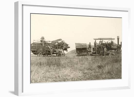 Early Farm Equipment-null-Framed Art Print