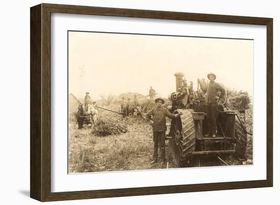 Early Farm Equipment-null-Framed Art Print