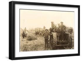 Early Farm Equipment-null-Framed Art Print