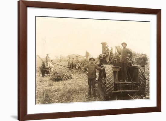 Early Farm Equipment-null-Framed Premium Giclee Print