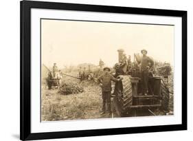 Early Farm Equipment-null-Framed Premium Giclee Print