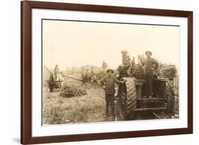Early Farm Equipment-null-Framed Art Print