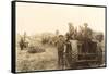 Early Farm Equipment-null-Framed Stretched Canvas