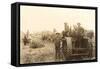 Early Farm Equipment-null-Framed Stretched Canvas