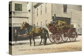 Early Fire Equipment, Newark, New York-null-Stretched Canvas