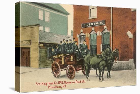 Early Fire Equipment, Providence, Rhode Island-null-Stretched Canvas